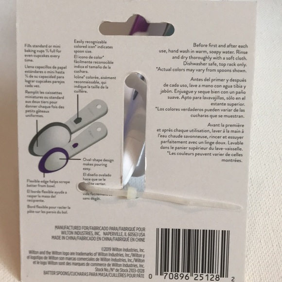 Wilton Batter Spoons - Picture 3 of 6